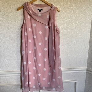 SLNY Pink polka dot Dress size 12